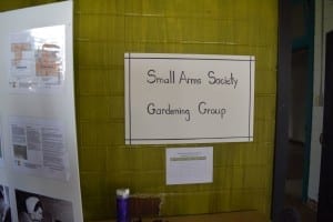 Detail from Jane's Walk display on May 3, 2015 inside Small Arms Building. Contact Jaan Pill, who will pass the message along, if you wish to be among the volunteers helping out with gardening at the Small Arms site. Jaan Pill photo