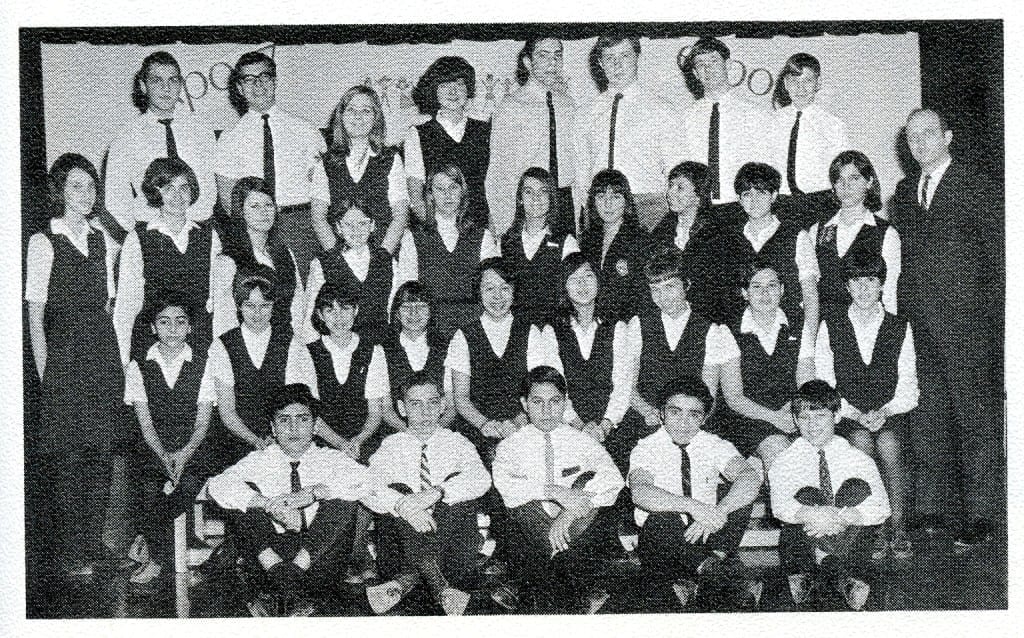 MCHS Drama Club, 1966-67. Source: MCHS 1966-67 yearbook