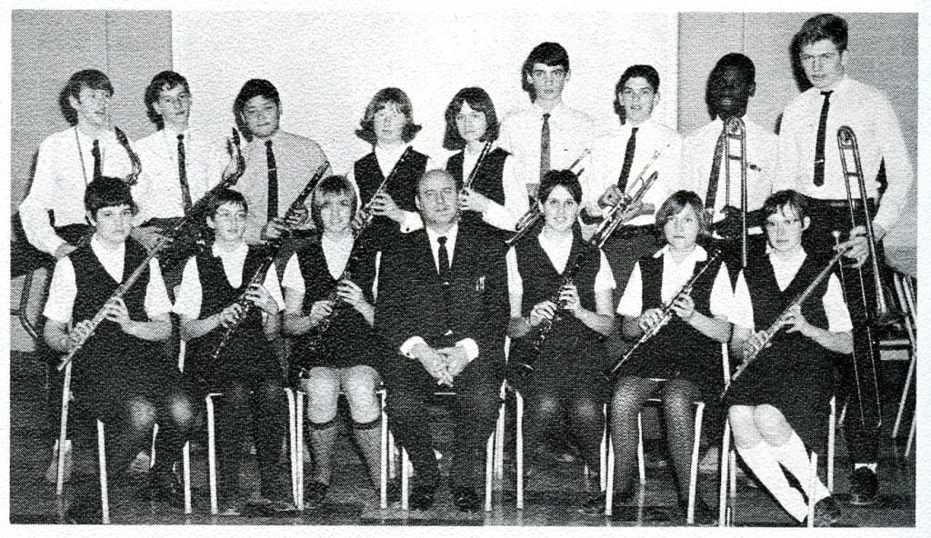 Junior Band. Source: MCHS 1966-67 yearbook