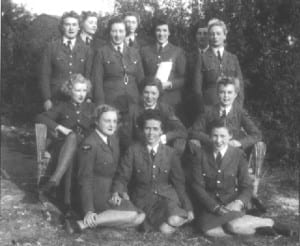 Glamour Watch, RAF Biggin Hill, 1940 - Pat Carswell nee Paddy Leonard front row left