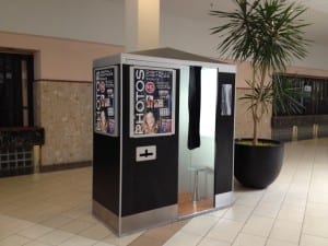Cloverdale Mall features a handy photo booth, where you can get your picture taken like you could in the 1960s. Jaan Pill photo