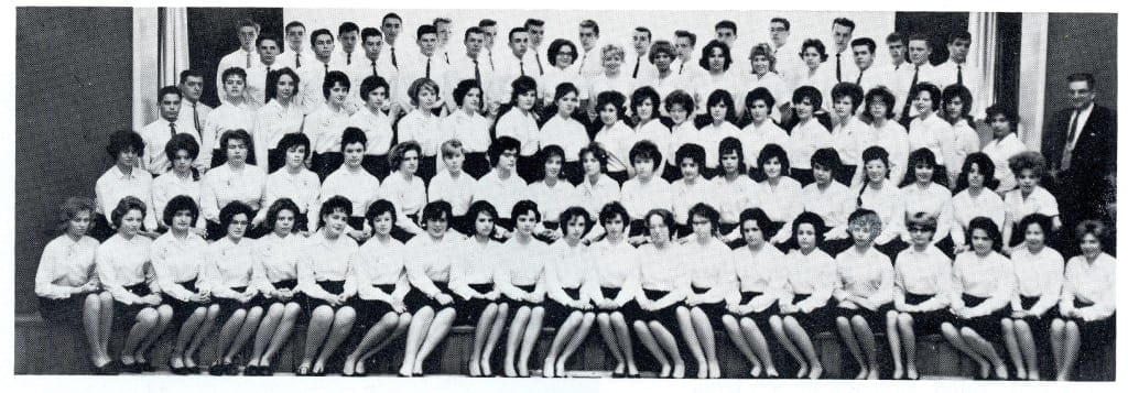 Senior Choir. Source: MCHS 1962-63 yearbook