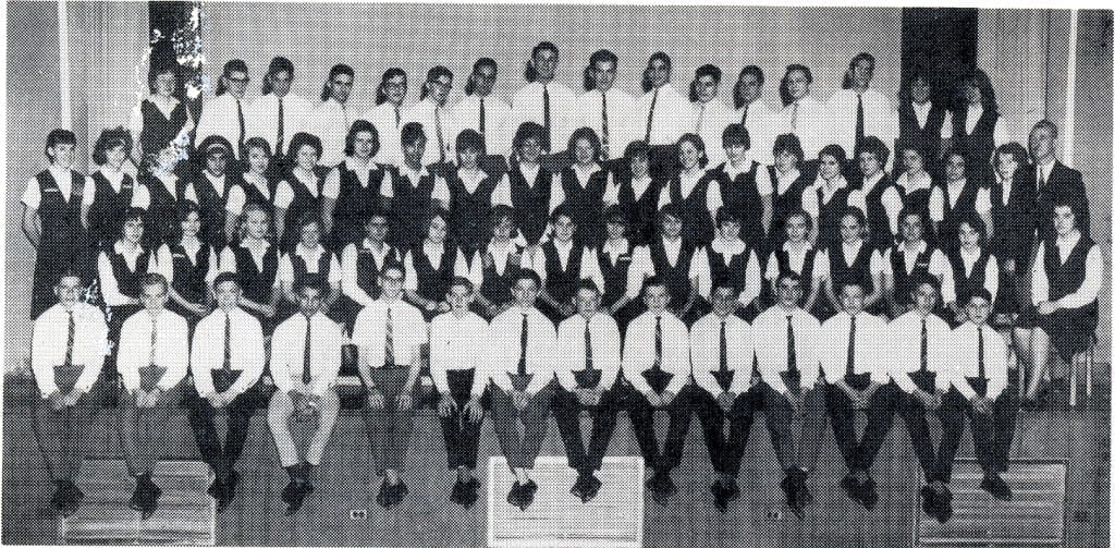 1963-64 Orchestra. Source: 1963-64 MCHS yearbook