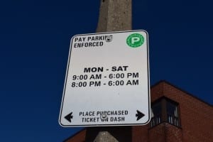 Parking along Bloor St. West north of Old Mill Trail is 25-cents on weekdays - but note the time periods, and it's free on Sundays.