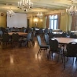 View of the Humber Room, waiting to be set up for a meeting. The room has the perfect ambience for a high school reunion of size that we are anticipating. Jaan Pill photo