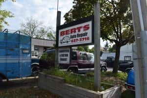 On My way home from Dundas, Ontario (a suburb of Hamilton), I stopped at Bert's Auto Repair to check out the 1960s-era cars that are often on display at this auto shop. Jaan Pill photo
