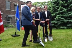 Groundbreaking ceremony at Small Arms Building, June 17, 2017. Jaan Pill photo