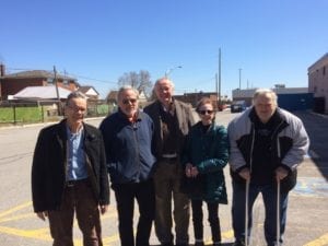 Left to right, on April 20, 2018 outside Mandarin restaurant: Jaan Pill, Scott Munro, Daniel, Rita, Bob Carswell