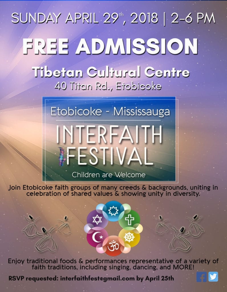 Interfaithfest 2018 poster