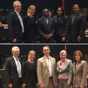 That's Craig Howe in the middle of the bottom photo. Source: @tdsb via a tweet from TDSB Trustee Pamela Gough, Feb. 11, 2017